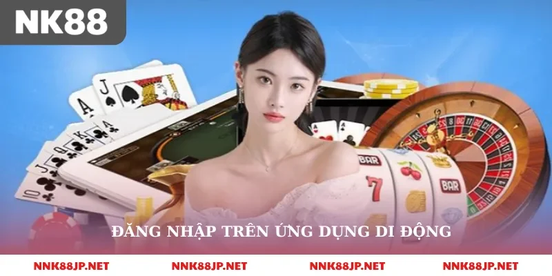 Đăng nhập trên ứng dụng di động